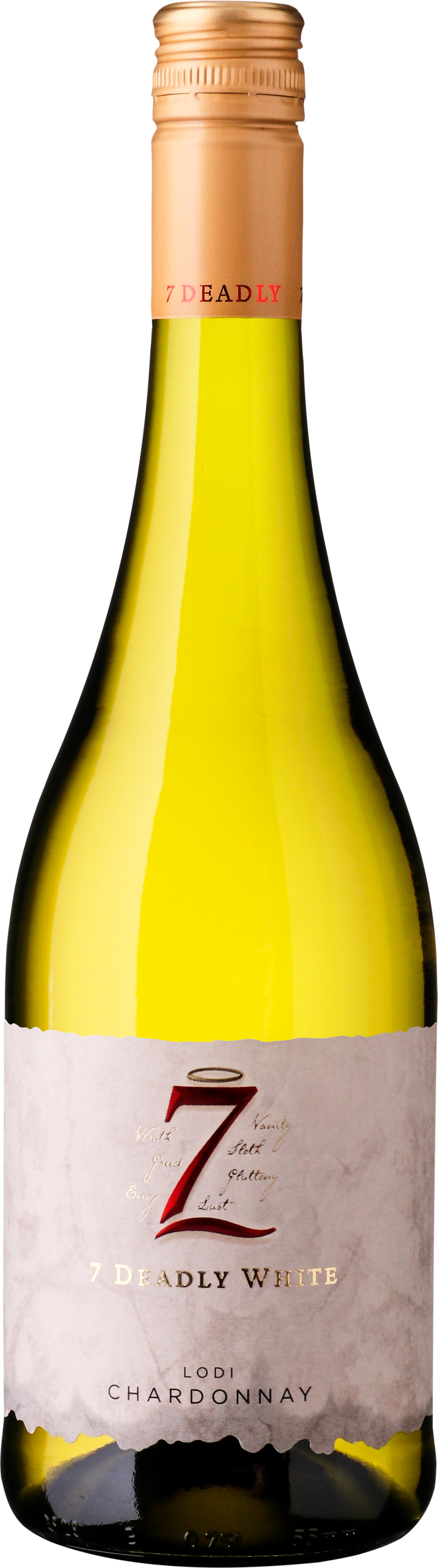 7 Deadly Chardonnay wine bottle