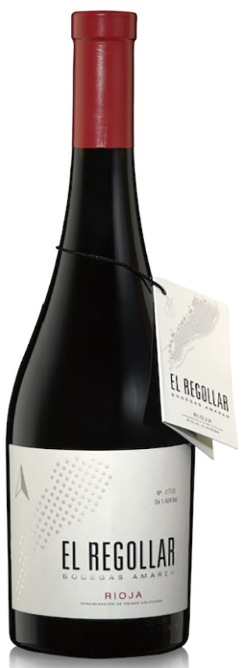Bodegas Amaren Viñedo Singular El Regollar Rioja Alavesa 2017 i trækasse wine bottle