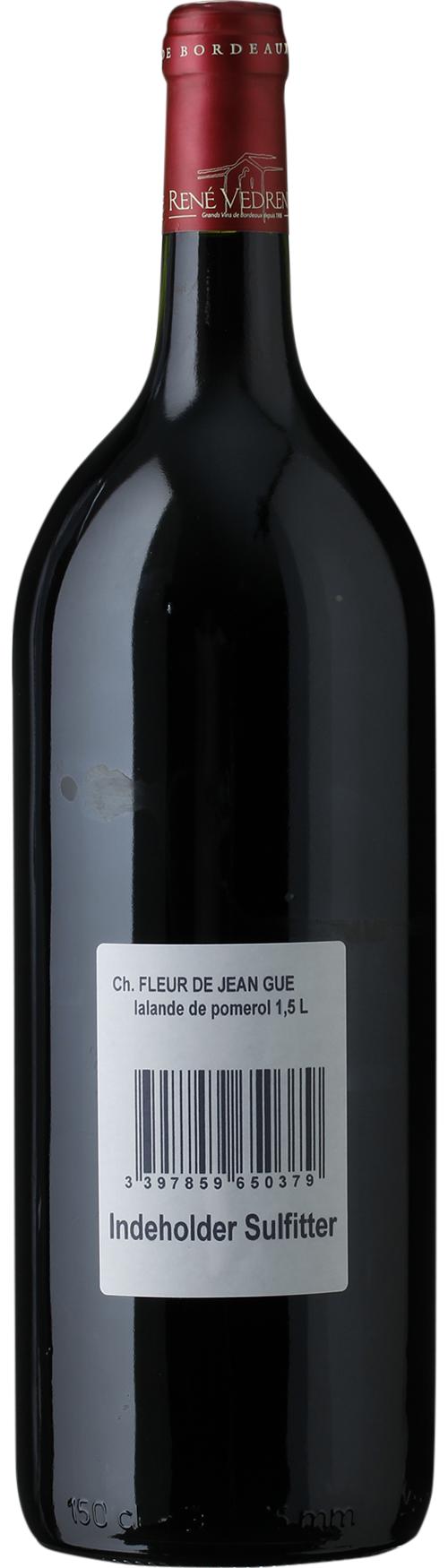 Château Fleur de Jean Gue magnum wine bottle