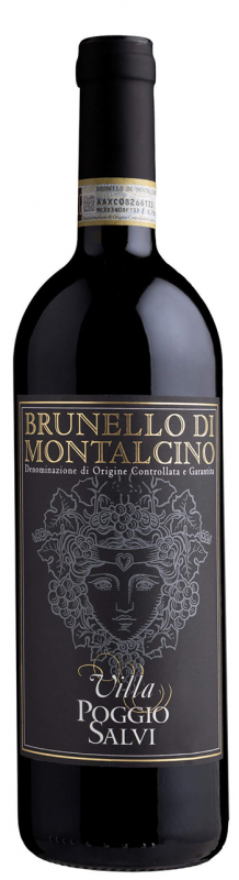 Villa Poggio Salvi Brunello di Montalcino 2018 wine bottle