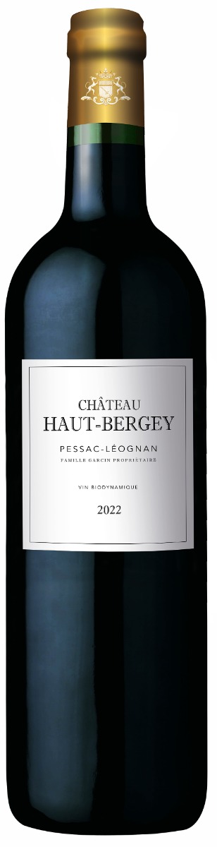Chateau Haut-Bergey Pessac-Leognan Rouge AOC 2022 ØKO wine bottle