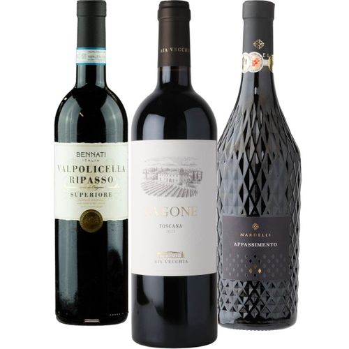 Smagekasse - Top 3 Italien wine bottle