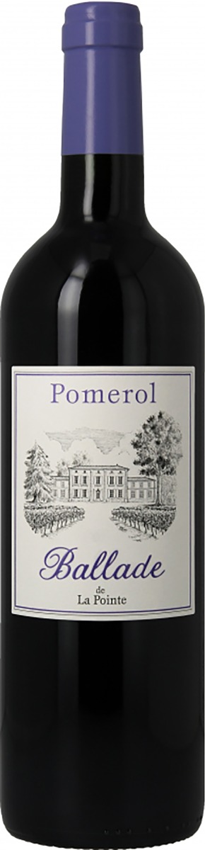 Château La Pointe Ballade de la Pointe Pomerol 2019 wine bottle