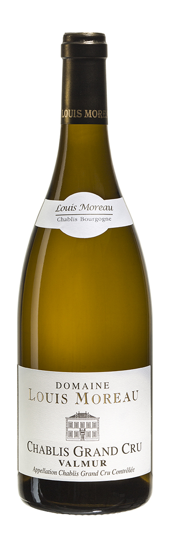 Louis Moreau Chablis Grand Cru Valmur 2017 wine bottle