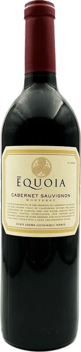 Scheid Equoia Cabernet Sauvignon 2019 wine bottle