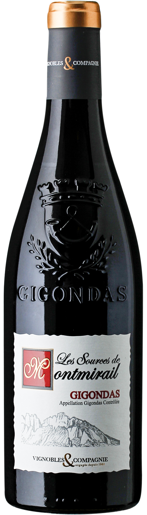 Les Sources de Montmirail Gigondas 2018 wine bottle