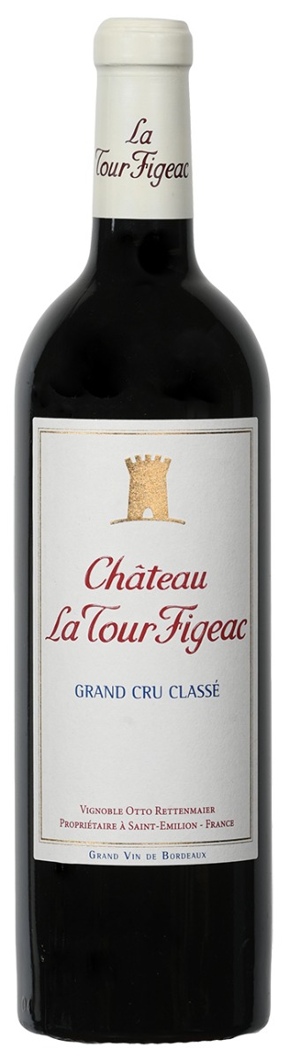 Chateau La Tour Figeac Saint Emilion Grand Cru Classé 2020 i trækasse wine bottle