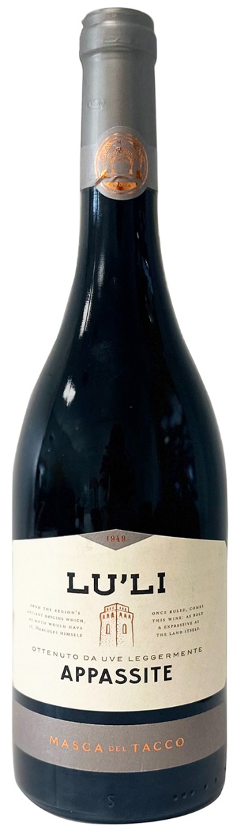 Lu'Li Appassite 2021 wine bottle