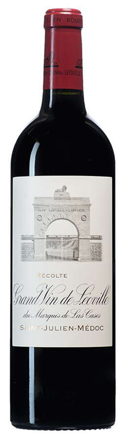 Chateau Léoville Las Cases 2. Cru Saint-Julien 2020 i trækasse wine bottle