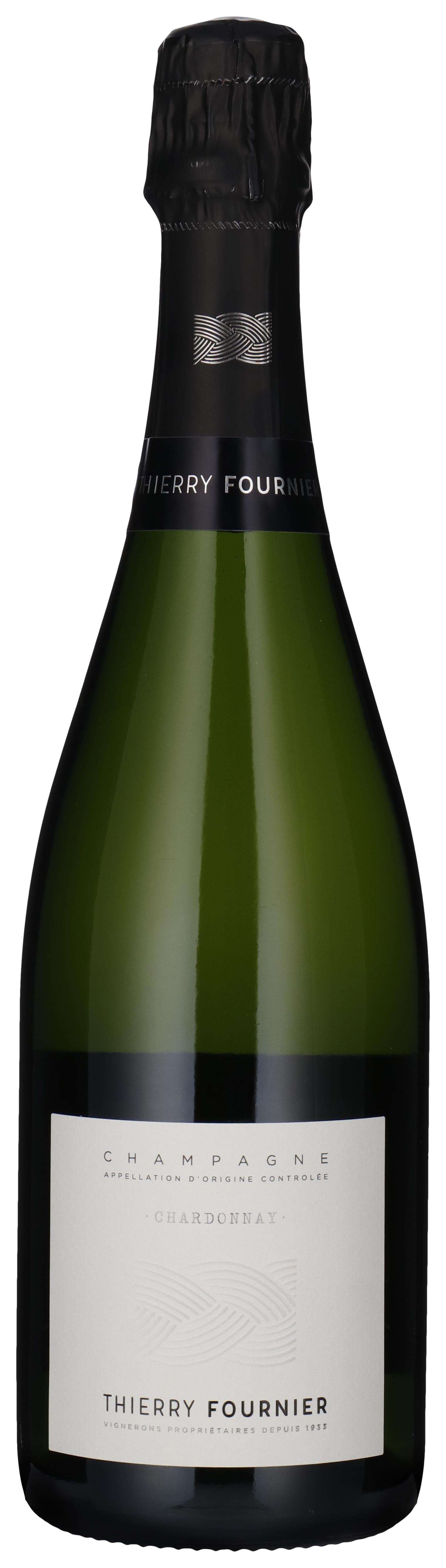 Chardonnay wine bottle
