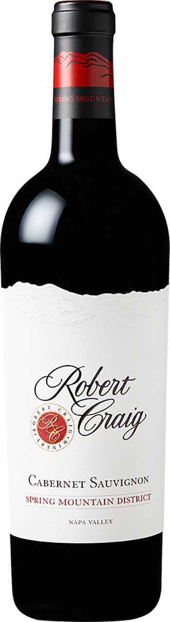 Robert Craig Spring Mountain Cabernet 2016 wine bottle