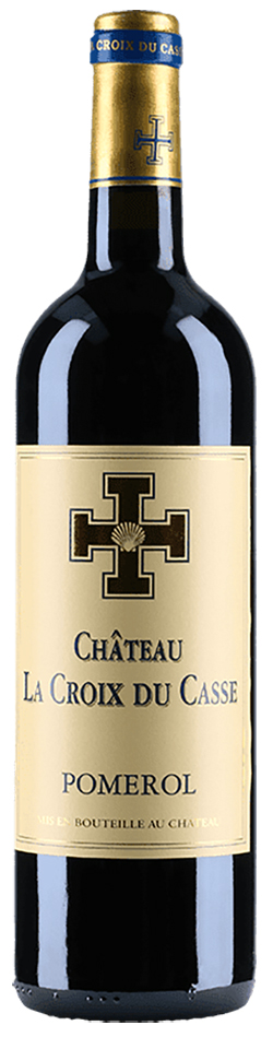 Chateau La Croix du Casse Pomerol 2020 i trækasse wine bottle
