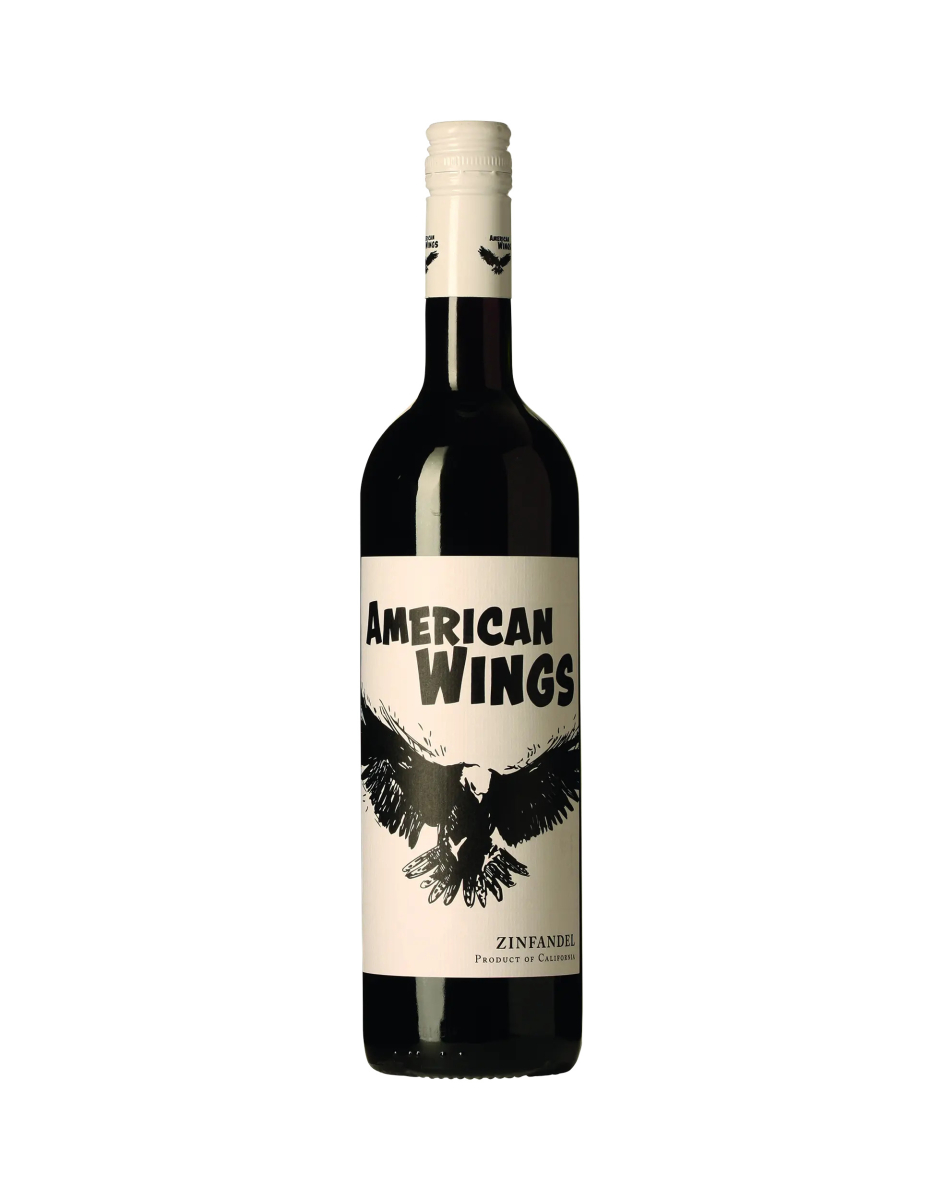 American Wings Zinfandel wine bottle