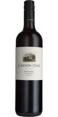 Canyon Oaks Zinfandel 2021 wine bottle