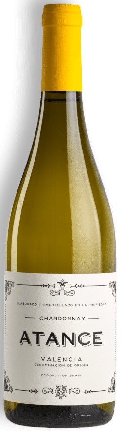 Risky Grapes (Mustiguillo) Atance Chardonnay 2020 wine bottle