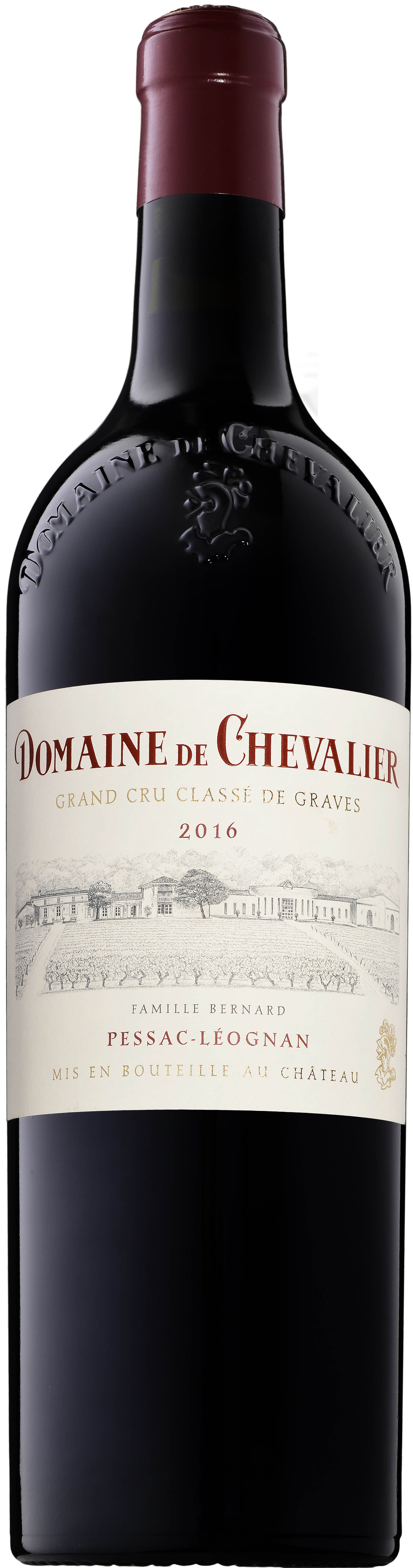 Domaine de Chevalier Pessac-Léognan Grand Cru Classé 2016 i trækasse wine bottle