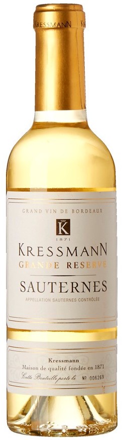 Kressmann Sauternes Grande Reserve 2018 - 37,5 cl. wine bottle