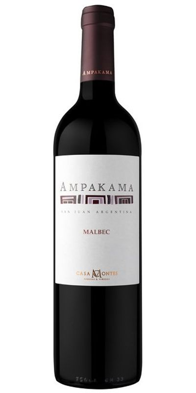 Casa Montes, Ampakama Malbec 2021 wine bottle