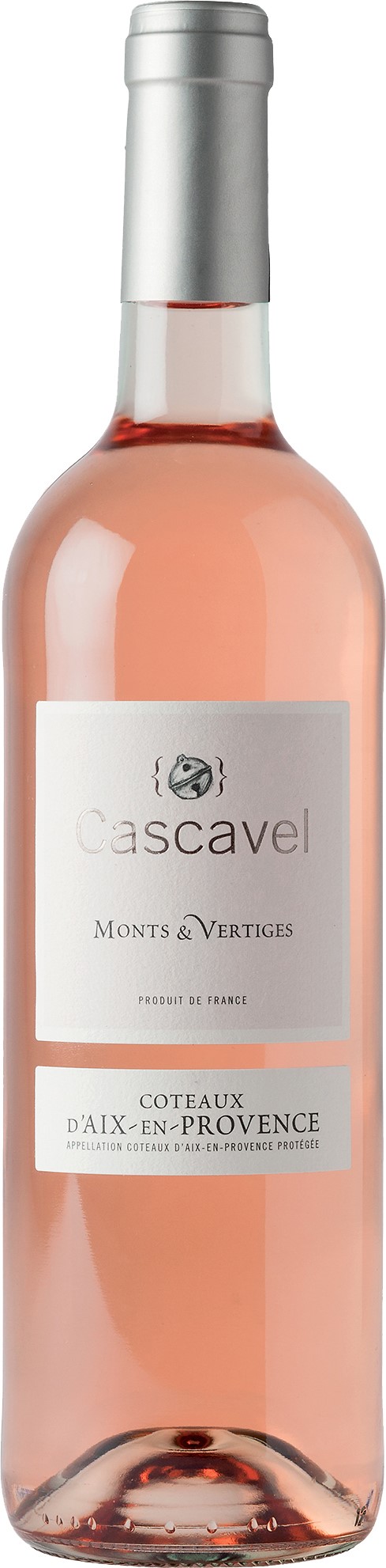 Cascavel Monts & Vertiges Coteaux d’Aix-en-Provence Rosé 2018 wine bottle