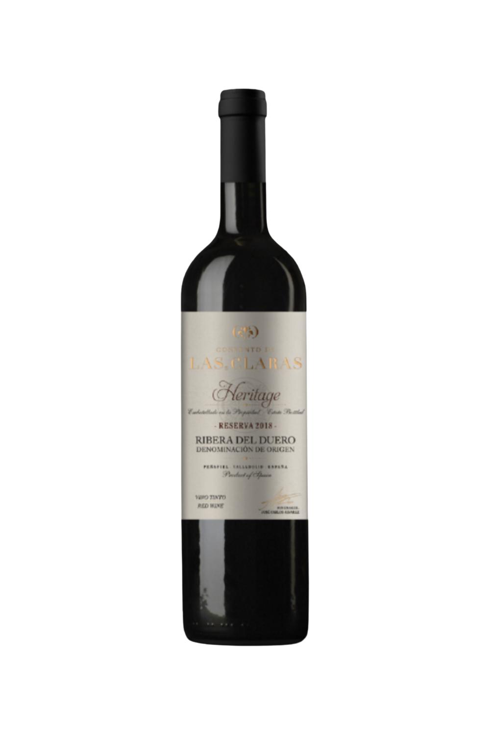 Heritage 2018 wine bottle