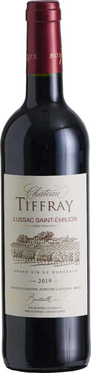 Chateau Tiffray Lussac-Saint-Émilion 2019 wine bottle