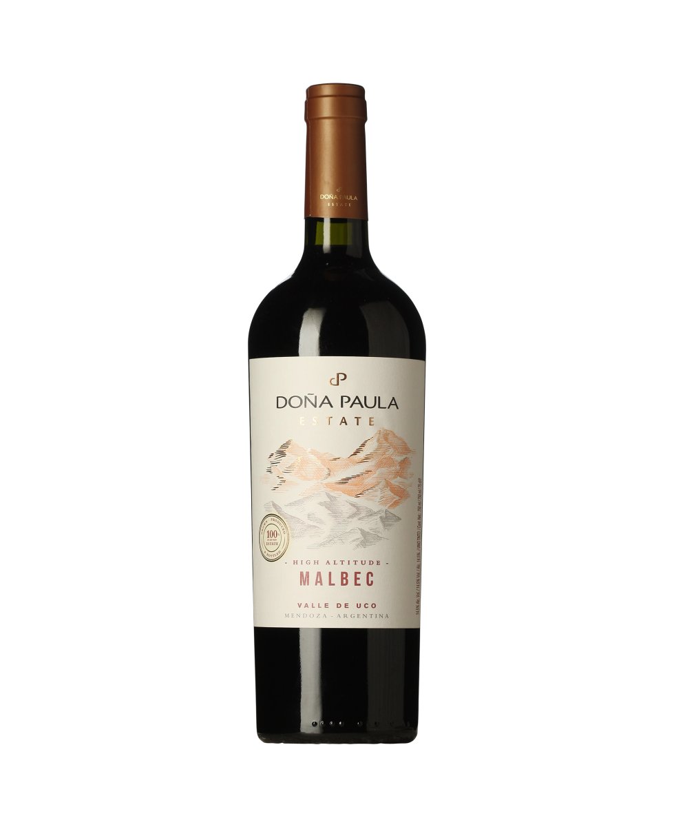 Dona Paula Estate Malbec wine bottle