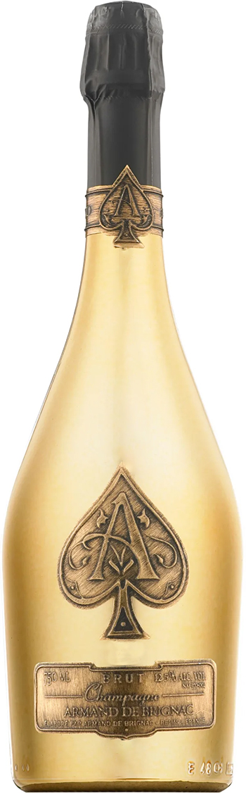 Armand de Brignac Brut Gold wine bottle