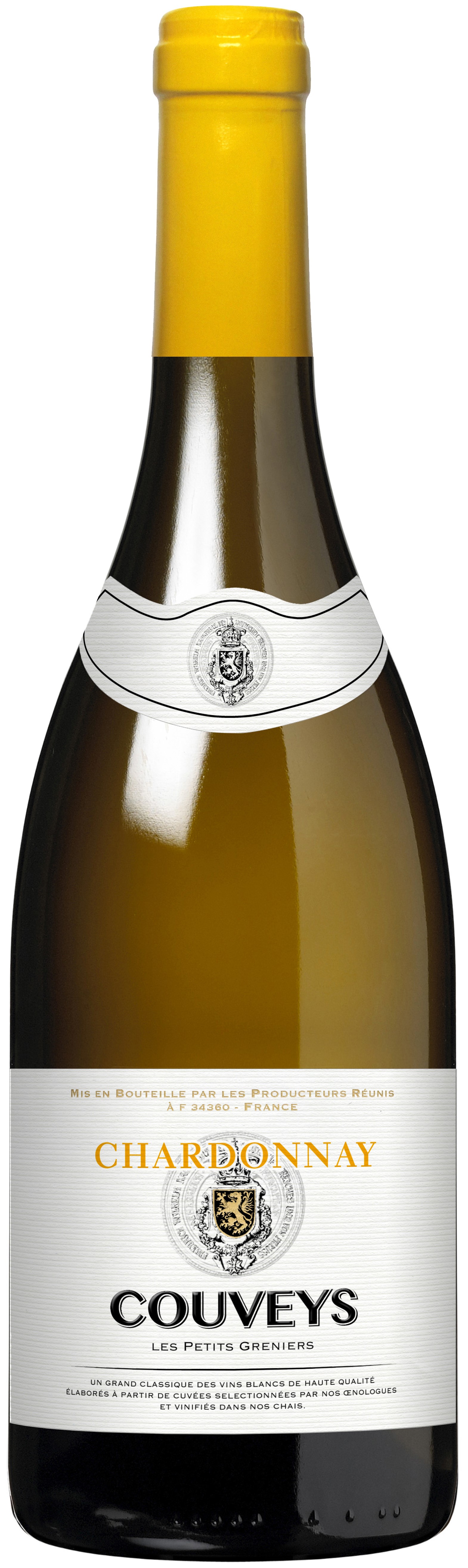 Couveys Chardonnay 2020 wine bottle