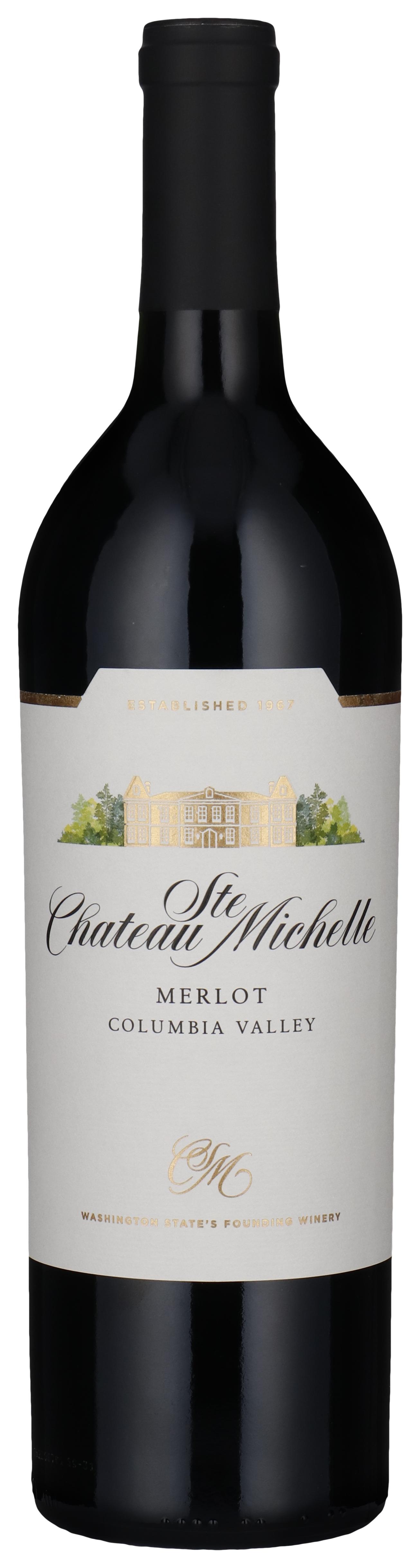 Merlot 2021 wine bottle