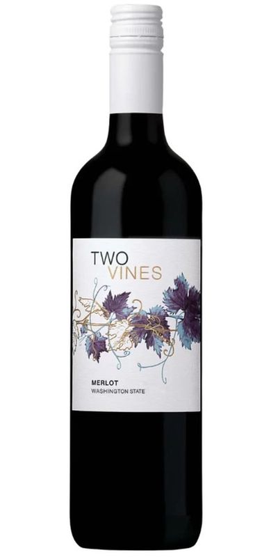 Columbia Crest, Two Vines Merlot 2019 wine bottle