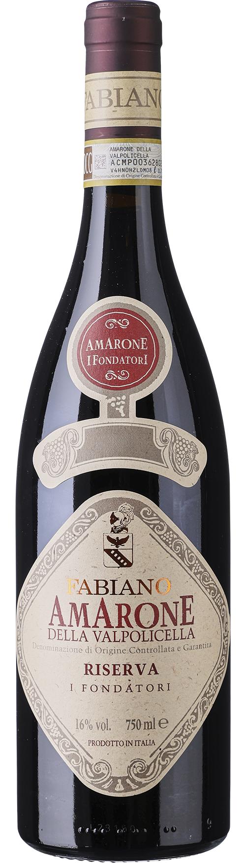 Fabiano Amarone della Valpolicella Riserva I Fondatori DOCG wine bottle