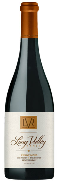 Long Valley Ranch Estate Grown Pinot Noir Monterey 2019 wine bottle