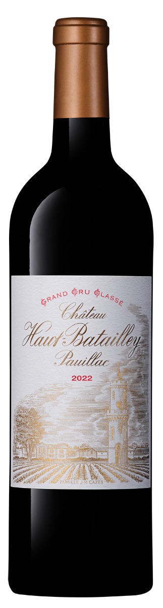 Chateau Haut-Batailley 5. Cru Pauillac 2022 i trækasse wine bottle