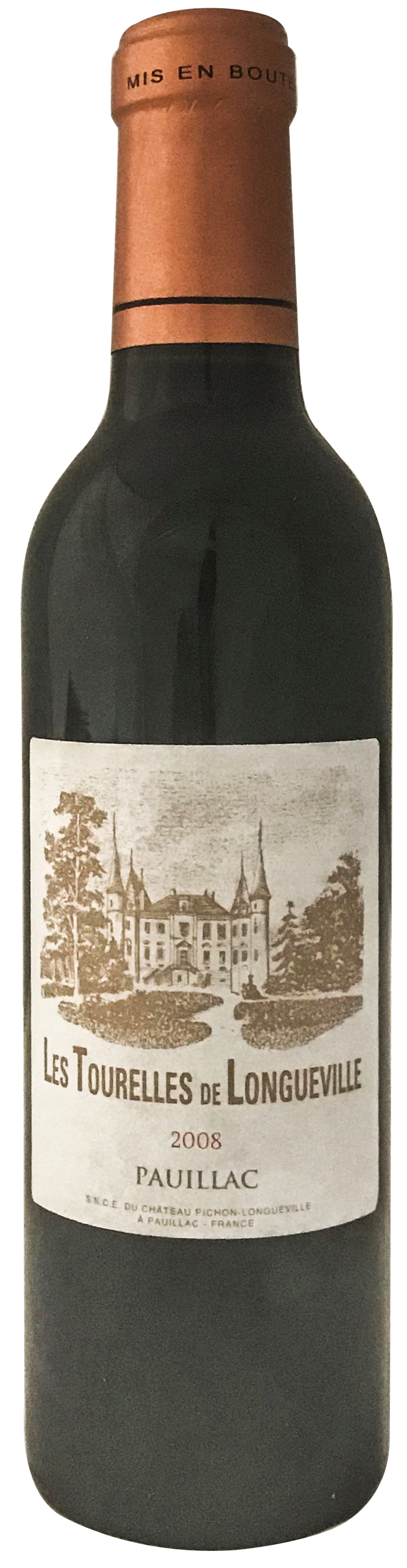 Les Tourelles de Longueville 2008 - 37,5 cl wine bottle
