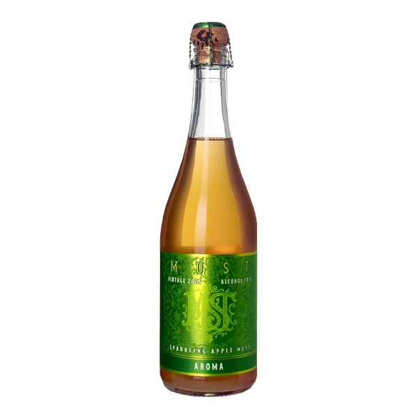 Must Aroma Sparkling Apple Must wine bottle