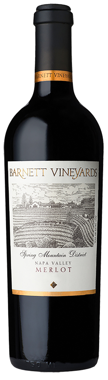 Barnett Vineyards Merlot, Spring Mountain District 2016 wine bottle