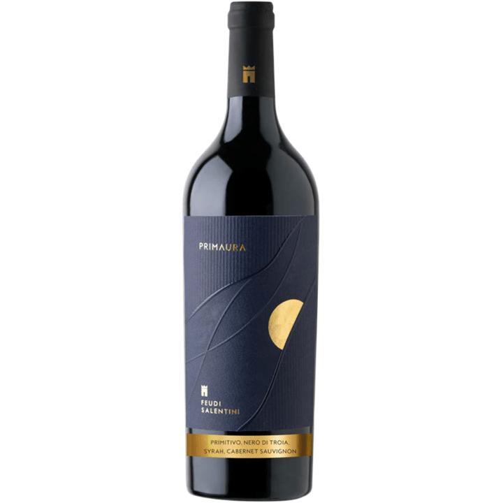 Feudi Salentini Primaura Puglia 2022 wine bottle