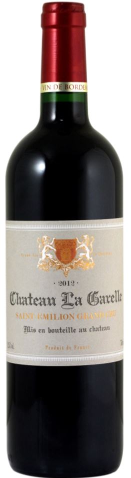 Château La Garelle Saint-Emilion Grand Cru 2012 wine bottle