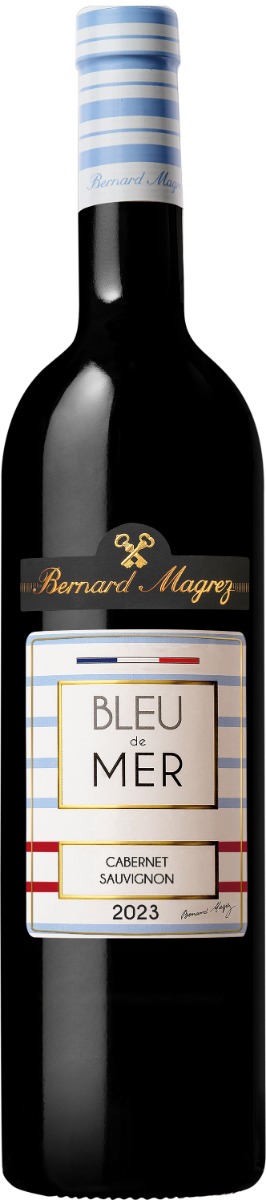 Bernard Magrez Bleu de Mer Rouge Cabernet Sauvignon 2023 wine bottle