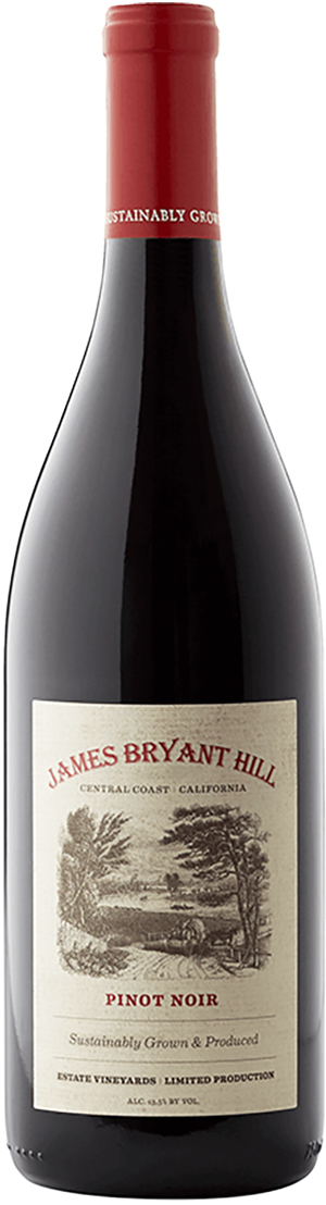 James Bryant Hill Estate Vineyards Pinot Noir Central Coast 2019 wine bottle