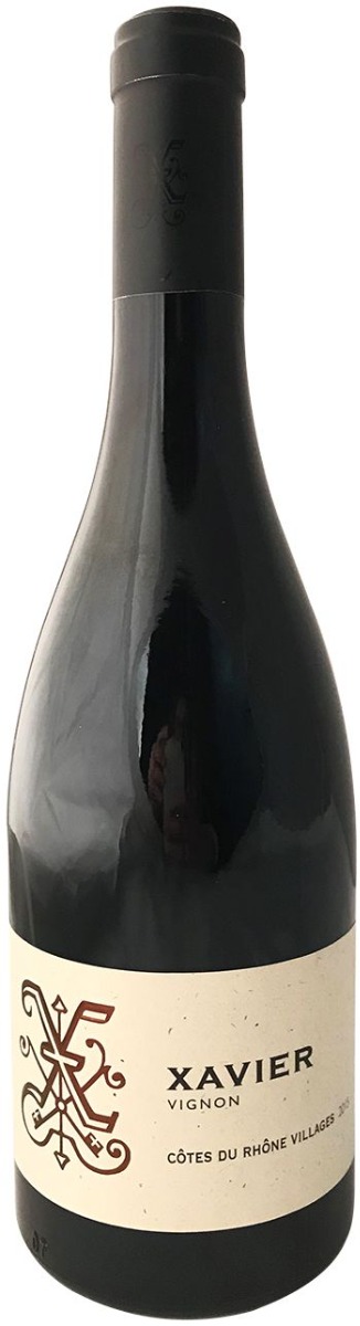 Xavier Cotes du Rhone Villages Bio 2019 wine bottle