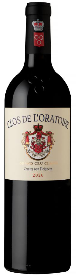 Clos de L'Oratoire Saint-Emilion Grand Cru Classe 2020 ØKO i trækasse wine bottle