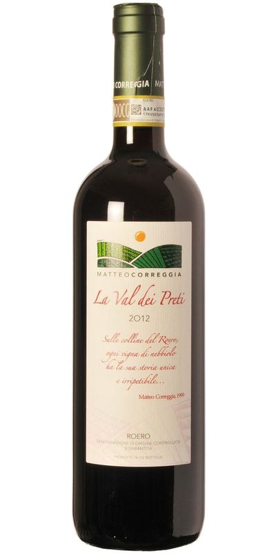Matteo Correggia, Roero La Val dei Preti DOCG 2020 wine bottle