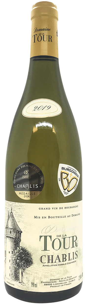 Domaine de la Tour Chablis 2019 wine bottle