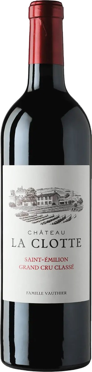 Château La Clotte Saint-Émilion Grand Cru Classé 2022 i trækasse wine bottle