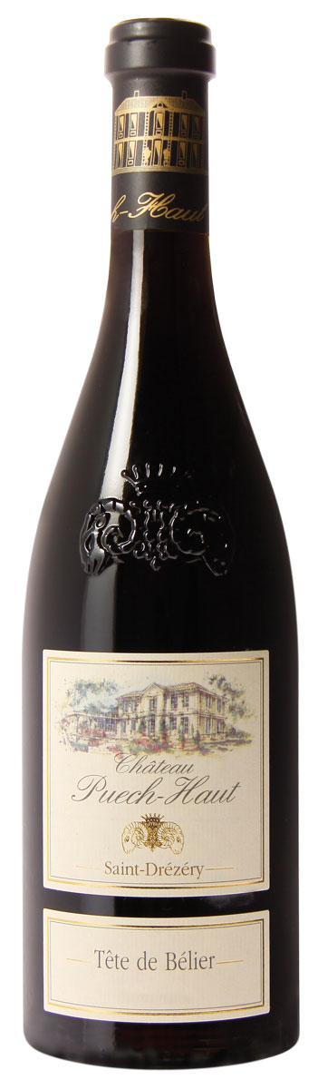 Chateau Puech-Haut Tête de Belier Rouge 2020 wine bottle