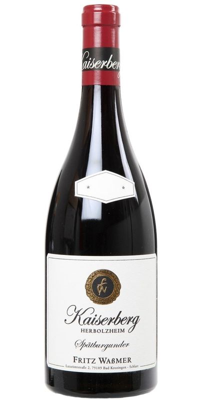 Weingut Fritz Wassmer, Spätburgunder Herbolzheim Kaiserberg 2016 wine bottle