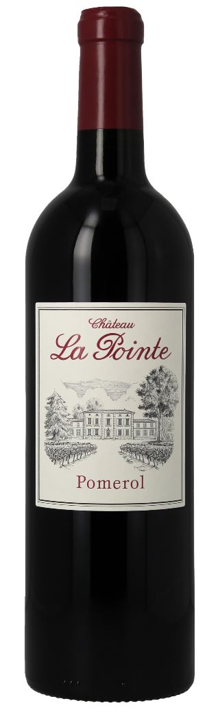 Chateau la Pointe Pomerol 2020 i trækasse wine bottle