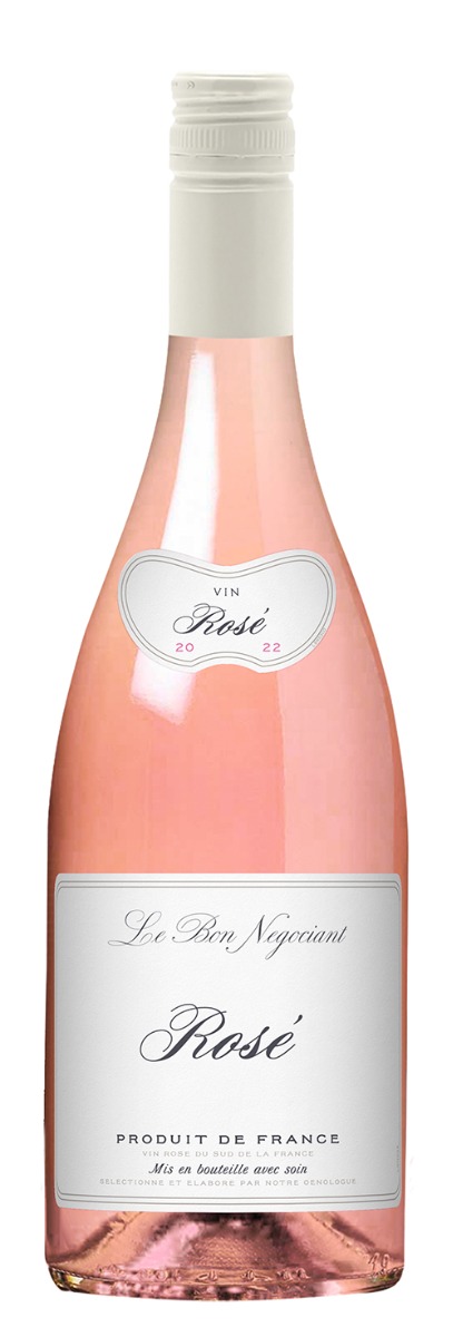 Le Bon Negociant Rosé 2022 wine bottle