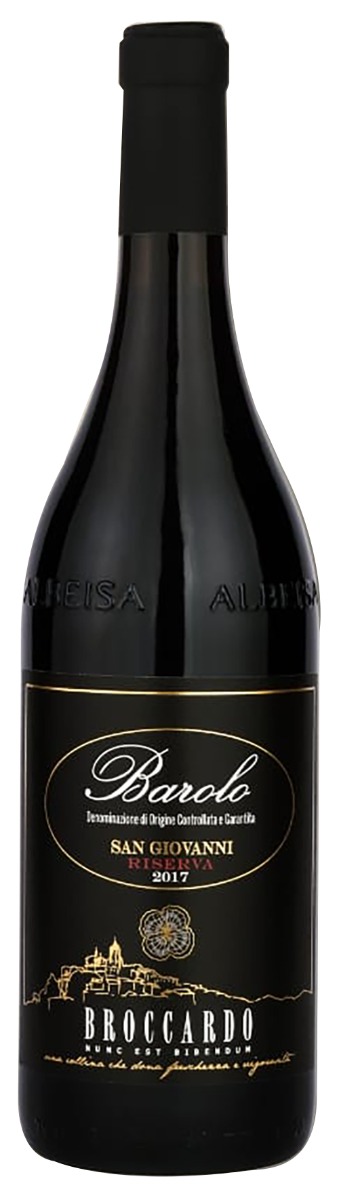 Broccardo Barolo San Giovanni Riserva 2017 wine bottle